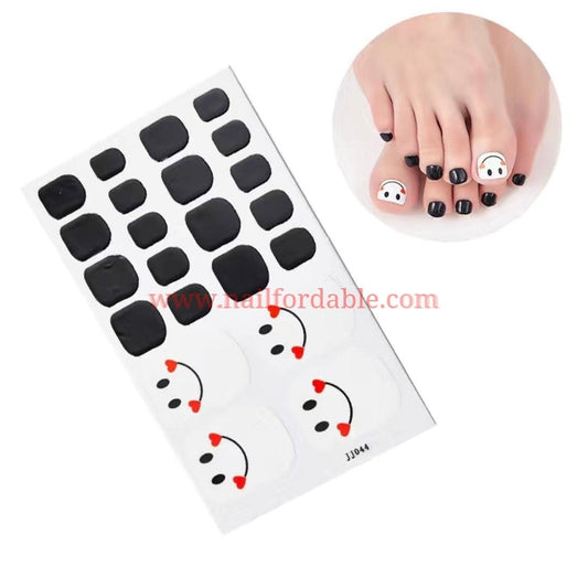Smily face | Nail Wraps | Nail Stickers | Nail Strips | Gel Nails | Nail Polish Wraps - Nailfordable
