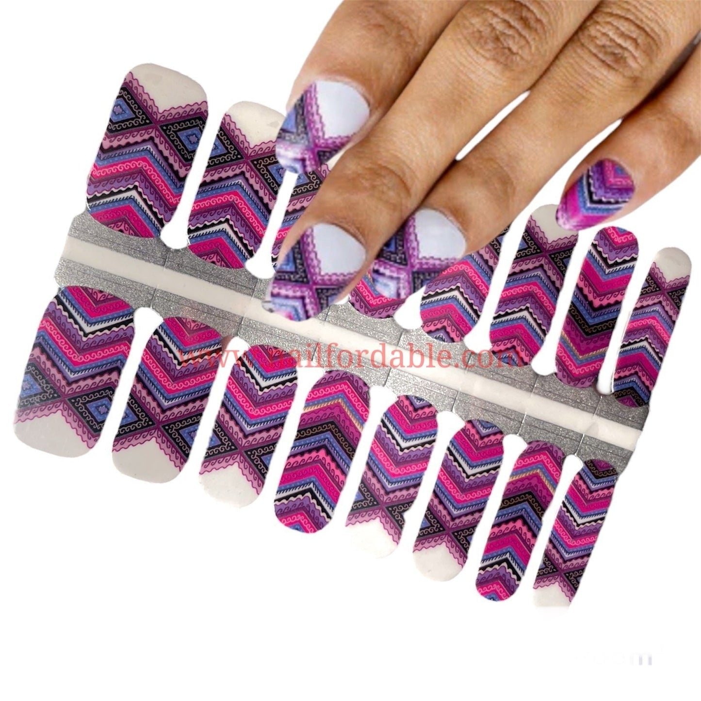 Tribal patterns Nail Wraps | Semi Cured Gel Wraps | Gel Nail Wraps |Nail Polish | Nail Stickers