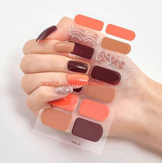 Pathway Nail Wraps | Semi Cured Gel Wraps | Gel Nail Wraps |Nail Polish | Nail Stickers