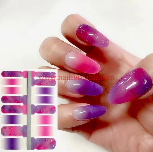 Skyline Crystal wraps | Nail Wraps | Nail Stickers | Nail Strips | Gel Nails | Nail Polish Wraps - Nailfordable