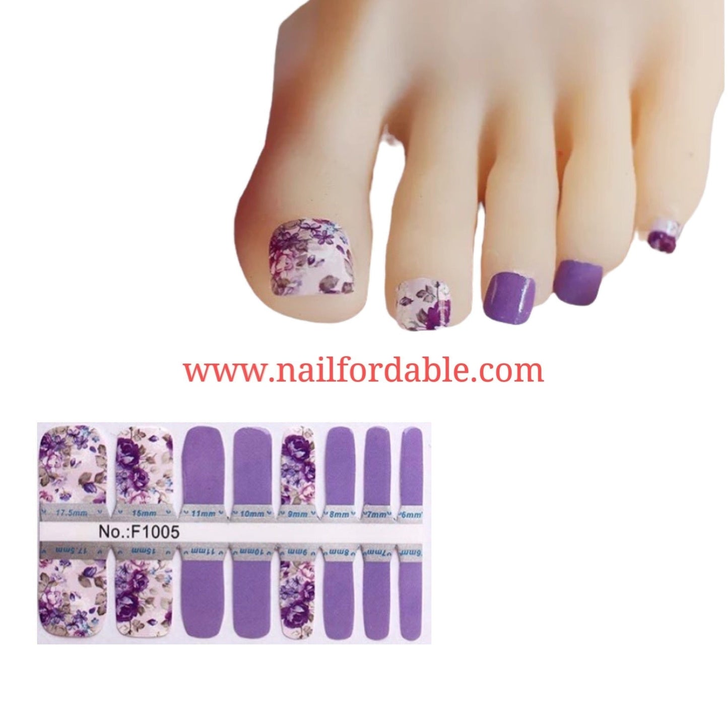 Lilac flowers Nail Wraps | Semi Cured Gel Wraps | Gel Nail Wraps |Nail Polish | Nail Stickers