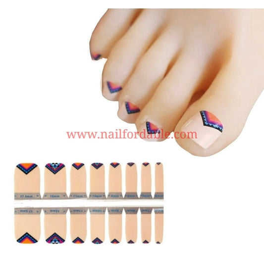 Raising pyramids | Nail Wraps | Nail Stickers | Nail Strips | Gel Nails | Nail Polish Wraps - Nailfordable