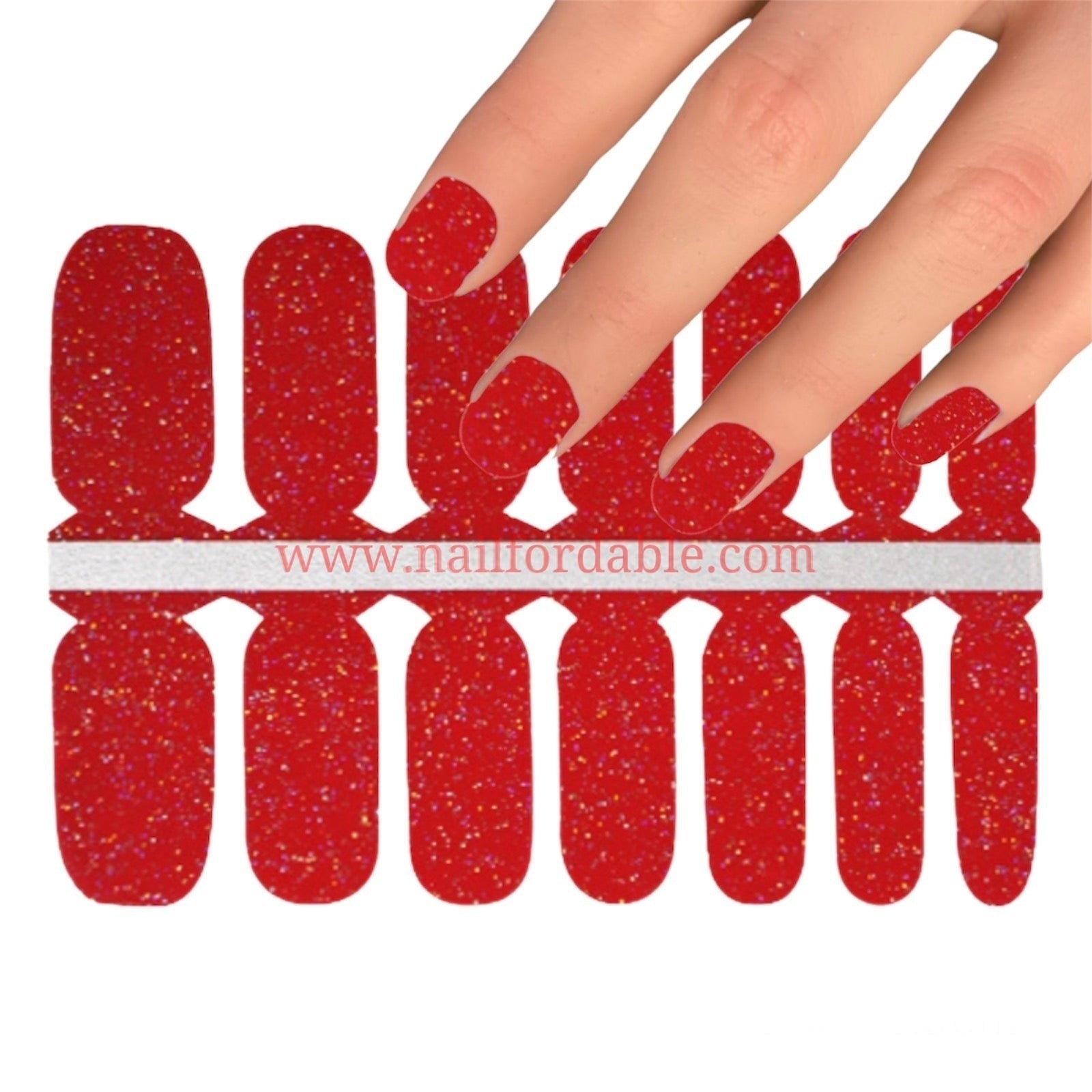 Red space Nail Wraps | Semi Cured Gel Wraps | Gel Nail Wraps |Nail Polish | Nail Stickers