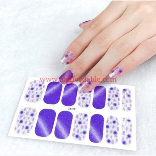 Cat eye accents | Nail Wraps | Nail Stickers | Nail Strips | Gel Nails | Nail Polish Wraps - Nailfordable