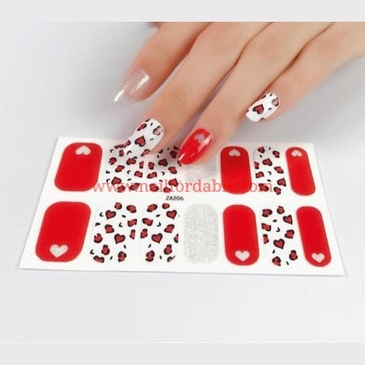 Love print Nail Wraps | Semi Cured Gel Wraps | Gel Nail Wraps |Nail Polish | Nail Stickers