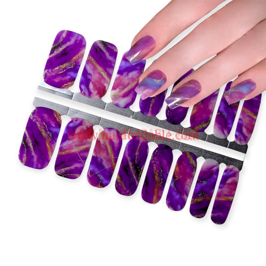 Sky multicolor Nail Wraps | Semi Cured Gel Wraps | Gel Nail Wraps |Nail Polish | Nail Stickers