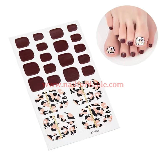 Abstract | Nail Wraps | Nail Stickers | Nail Strips | Gel Nails | Nail Polish Wraps - Nailfordable