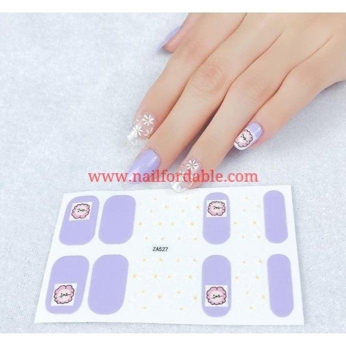 Little lyon Nail Wraps | Semi Cured Gel Wraps | Gel Nail Wraps |Nail Polish | Nail Stickers