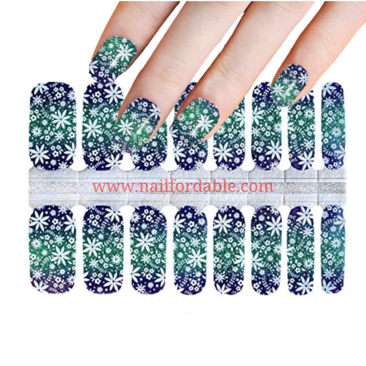 Almost Christmas! Nail Wraps | Semi Cured Gel Wraps | Gel Nail Wraps |Nail Polish | Nail Stickers