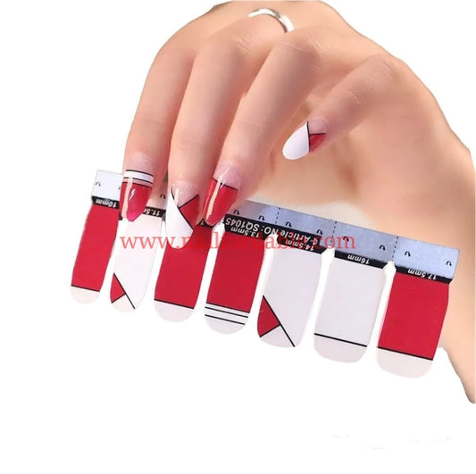 Geometrics Overlay | Nail Wraps | Nail Stickers | Nail Strips | Gel Nails | Nail Polish Wraps - Nailfordable