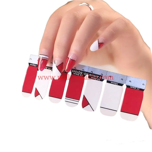 Geometrics Overlay | Nail Wraps | Nail Stickers | Nail Strips | Gel Nails | Nail Polish Wraps - Nailfordable