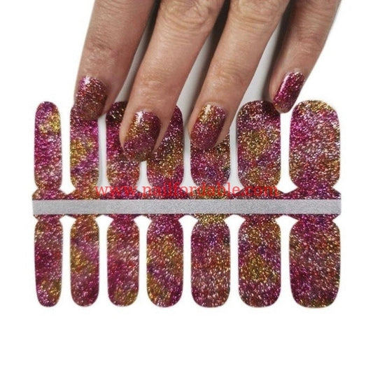 Pink wind | Nail Wraps | Nail Stickers | Nail Strips | Gel Nails | Nail Polish Wraps - Nailfordable