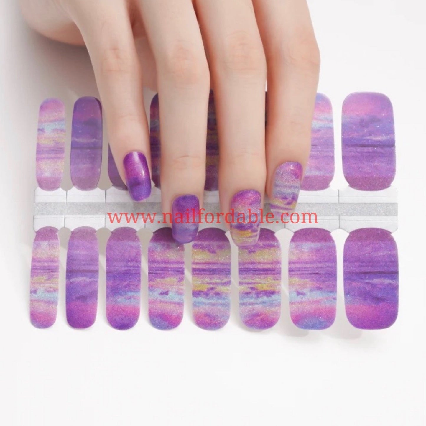 Panoramic view Nail Wraps | Semi Cured Gel Wraps | Gel Nail Wraps |Nail Polish | Nail Stickers