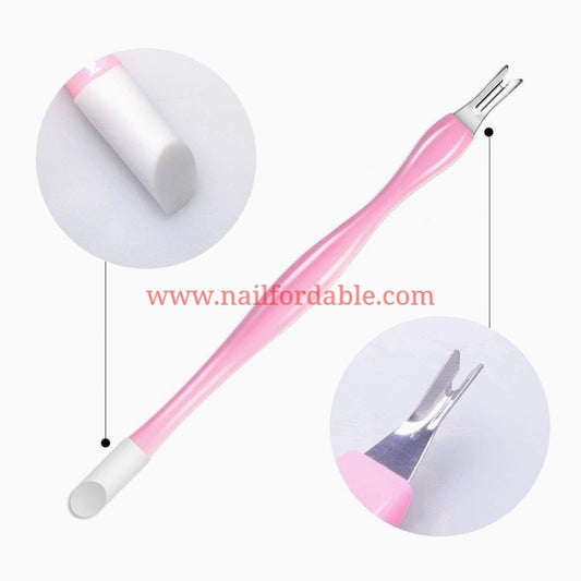Cuticle Trimmer and Pusher | Nail Wraps | Nail Stickers | Nail Strips | Gel Nails | Nail Polish Wraps - Nailfordable