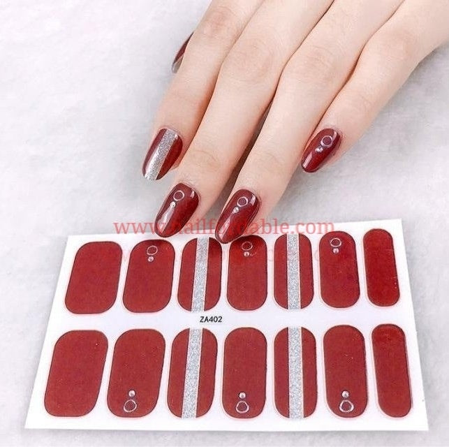 In the middle Nail Wraps | Semi Cured Gel Wraps | Gel Nail Wraps |Nail Polish | Nail Stickers