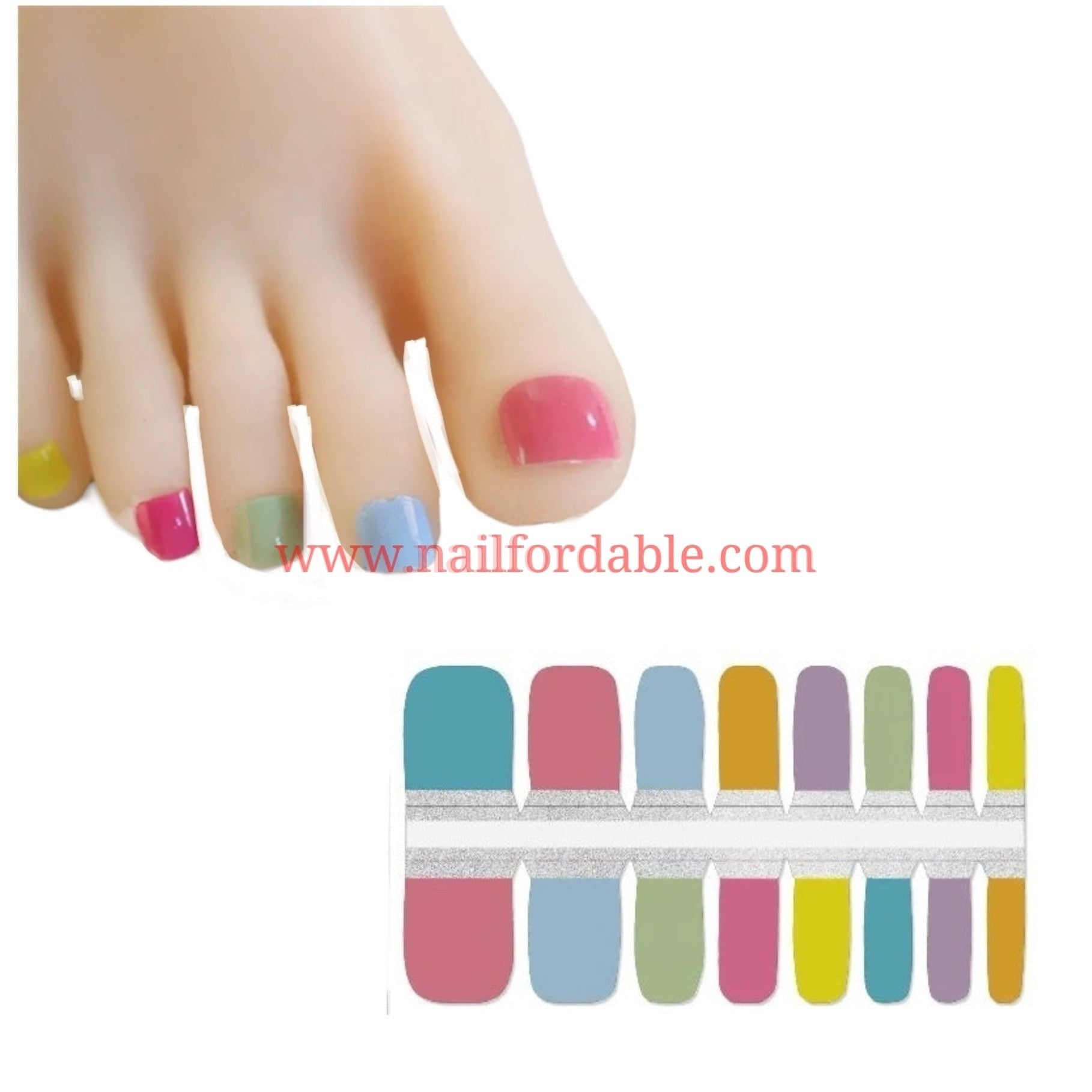 Multi Colors Solids Nail Wraps | Semi Cured Gel Wraps | Gel Nail Wraps |Nail Polish | Nail Stickers