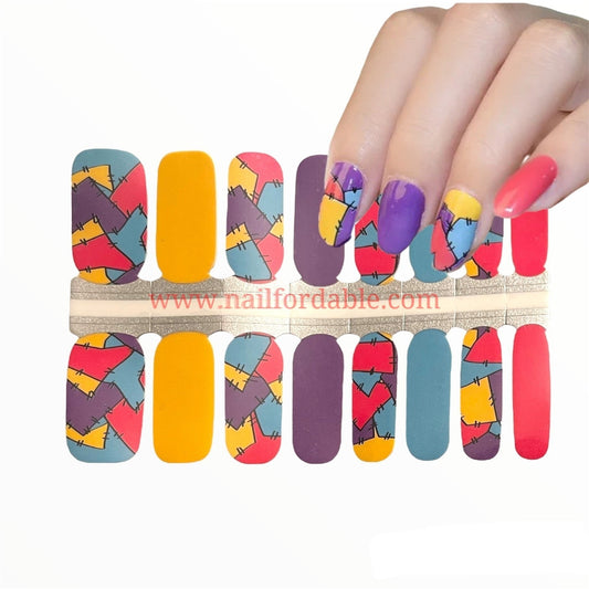 Patches Nail Wraps | Semi Cured Gel Wraps | Gel Nail Wraps |Nail Polish | Nail Stickers