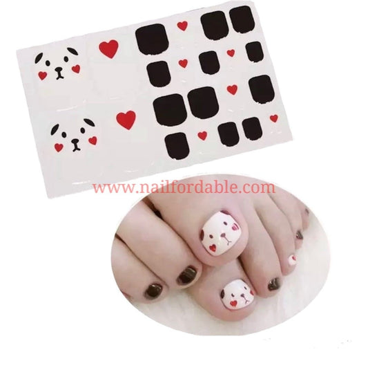 Doggies | Nail Wraps | Nail Stickers | Nail Strips | Gel Nails | Nail Polish Wraps - Nailfordable
