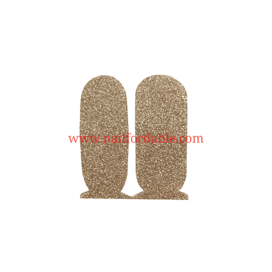 Gold glitter Accents Nail Wraps | Semi Cured Gel Wraps | Gel Nail Wraps |Nail Polish | Nail Stickers