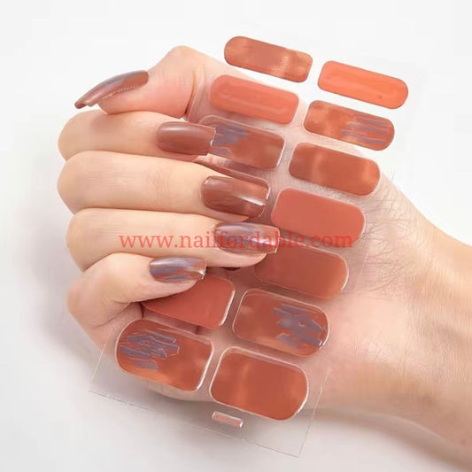 Foggy | Nail Wraps | Nail Stickers | Nail Strips | Gel Nails | Nail Polish Wraps - Nailfordable