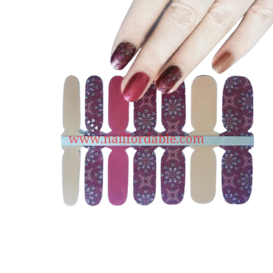Flower petals | Nail Wraps | Nail Stickers | Nail Strips | Gel Nails | Nail Polish Wraps - Nailfordable