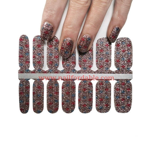 Rhombuses | Nail Wraps | Nail Stickers | Nail Strips | Gel Nails | Nail Polish Wraps - Nailfordable