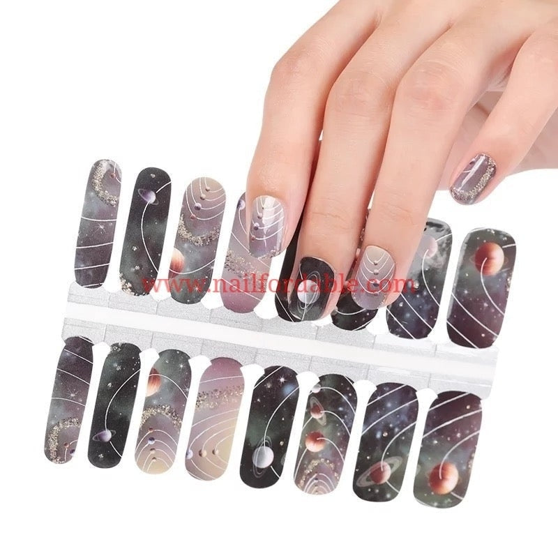 Solar system| Nail Wraps | Nail Stickers | Nail Strips | Gel Nails ...