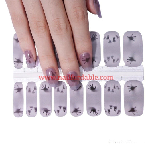 Ghosts and spirits | Nail Wraps | Nail Stickers | Nail Strips | Gel Nails | Nail Polish Wraps - Nailfordable