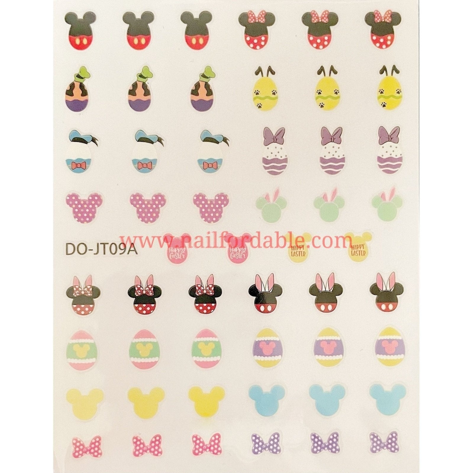 Disney Easter #1 Nail Wraps | Semi Cured Gel Wraps | Gel Nail Wraps |Nail Polish | Nail Stickers