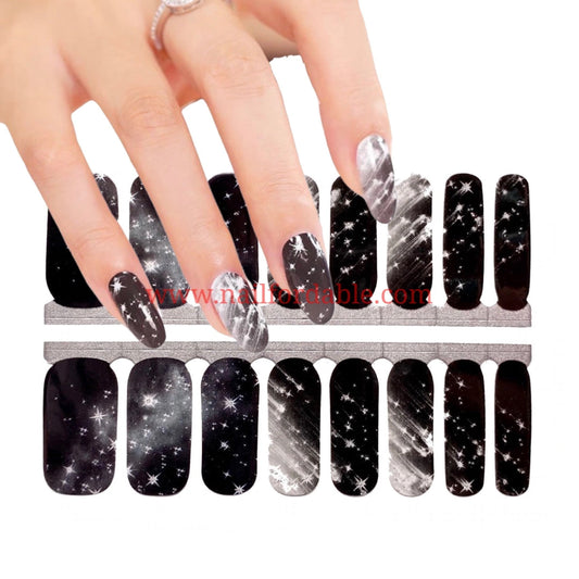 Stellar | Nail Wraps | Nail Stickers | Nail Strips | Gel Nails | Nail Polish Wraps - Nailfordable