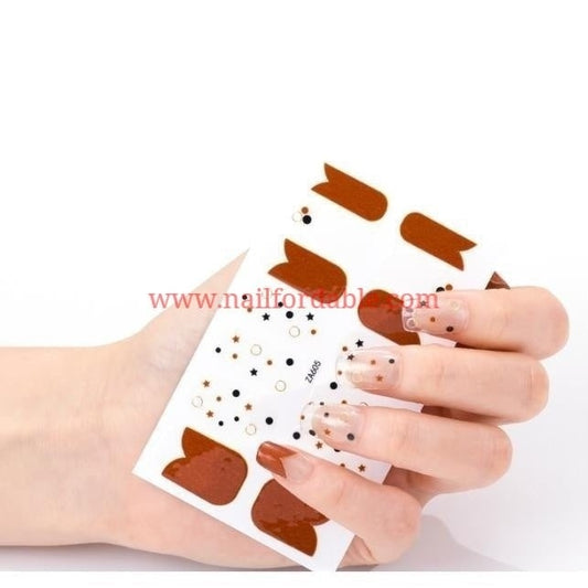 Bubbles and stars Nail Wraps | Semi Cured Gel Wraps | Gel Nail Wraps |Nail Polish | Nail Stickers