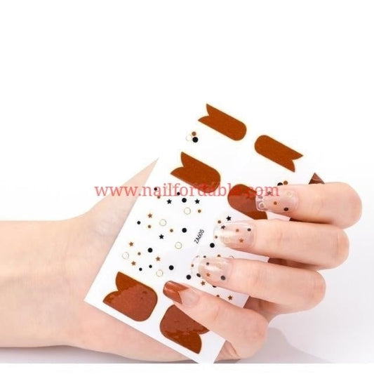 Stars and bubbles | Nail Wraps | Nail Stickers | Nail Strips | Gel Nails | Nail Polish Wraps - Nailfordable