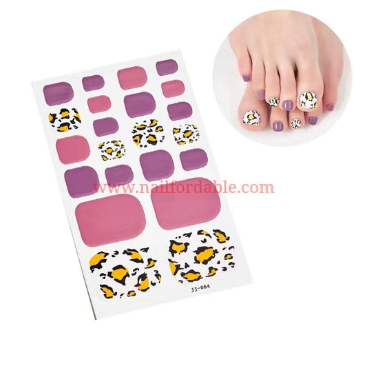 Leopard print | Nail Wraps | Nail Stickers | Nail Strips | Gel Nails | Nail Polish Wraps - Nailfordable