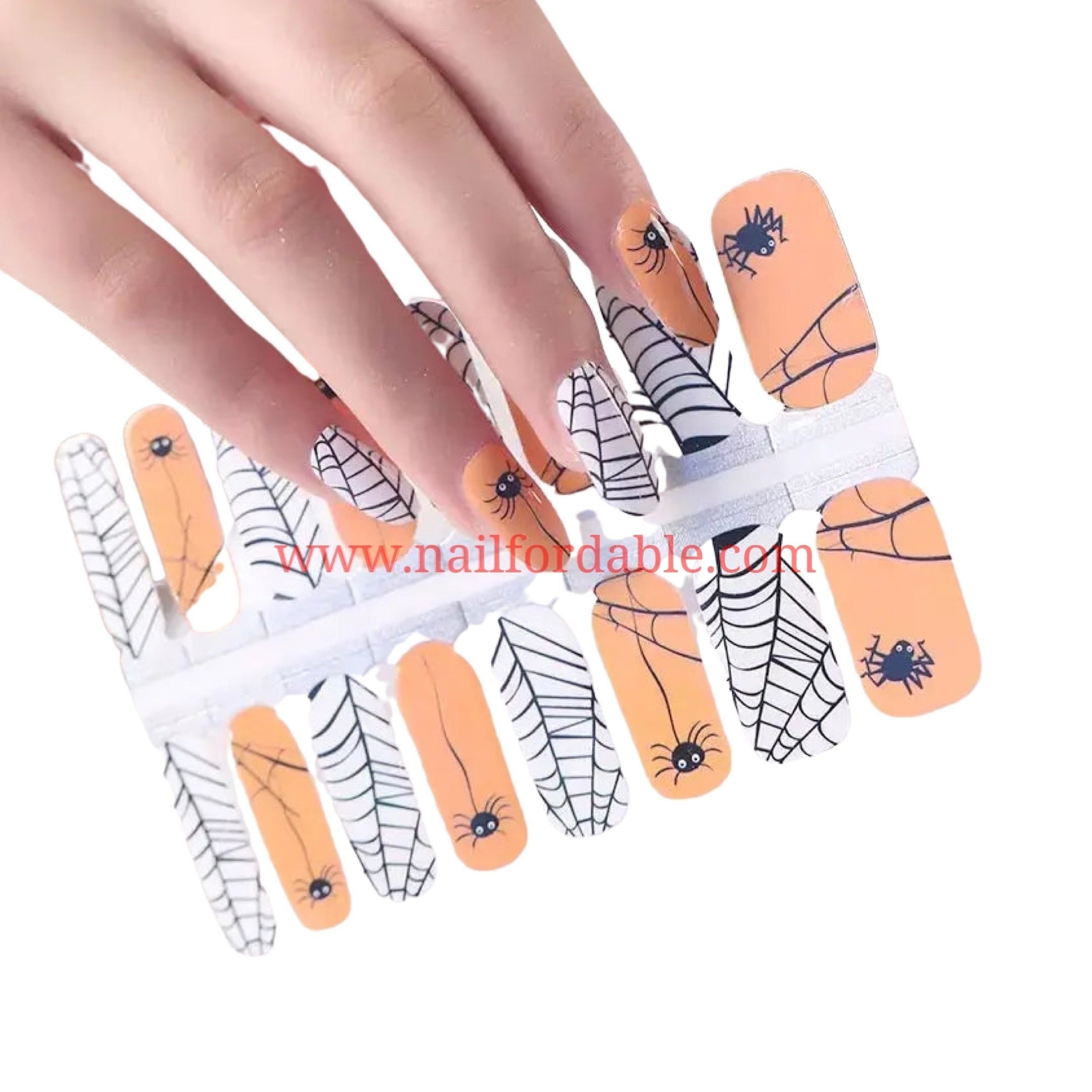 Halloween Glow in the Dark Ghost, ManiCURE Real Nail Polish Strips, Dr –  ManiCURE Nail Polish