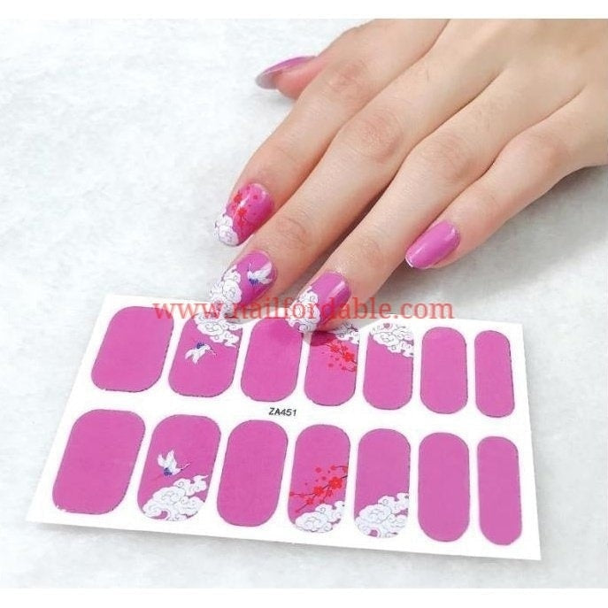 Hummingbird Nail Wraps | Semi Cured Gel Wraps | Gel Nail Wraps |Nail Polish | Nail Stickers