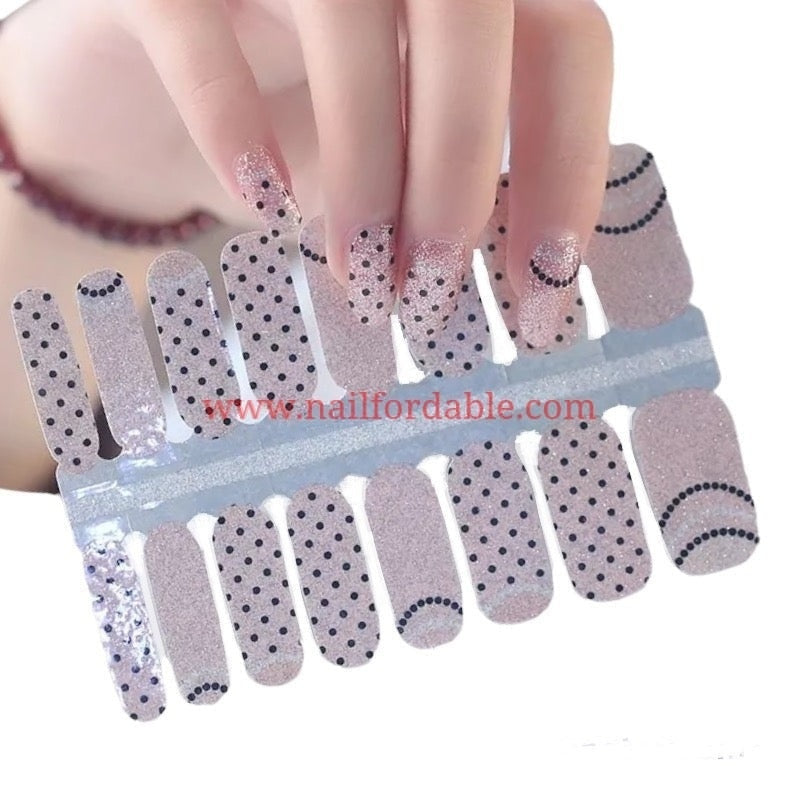 Necklaces Glitter Nail Wraps | Semi Cured Gel Wraps | Gel Nail Wraps |Nail Polish | Nail Stickers