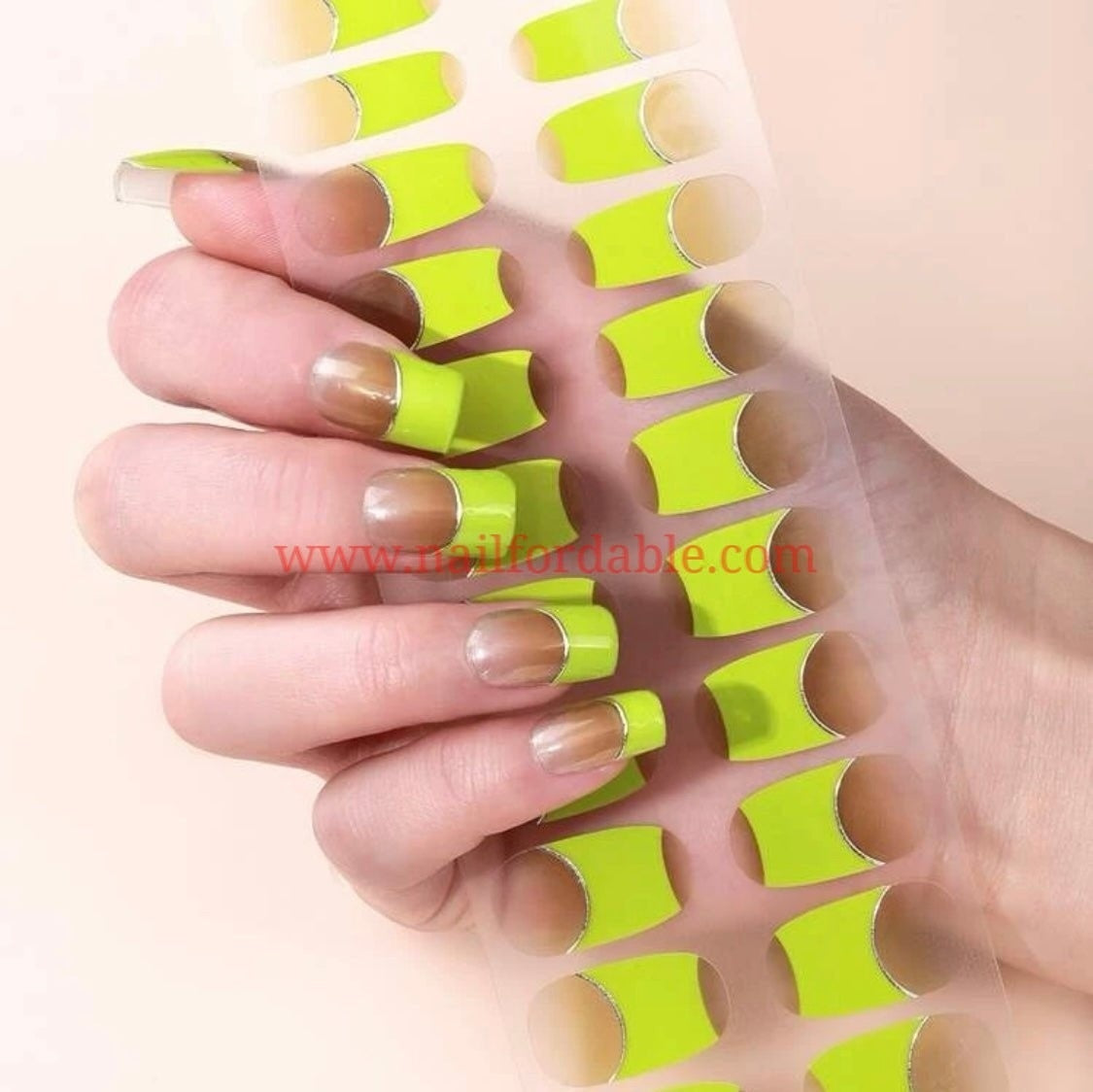 Smoky and neon Nail Wraps | Semi Cured Gel Wraps | Gel Nail Wraps |Nail Polish | Nail Stickers