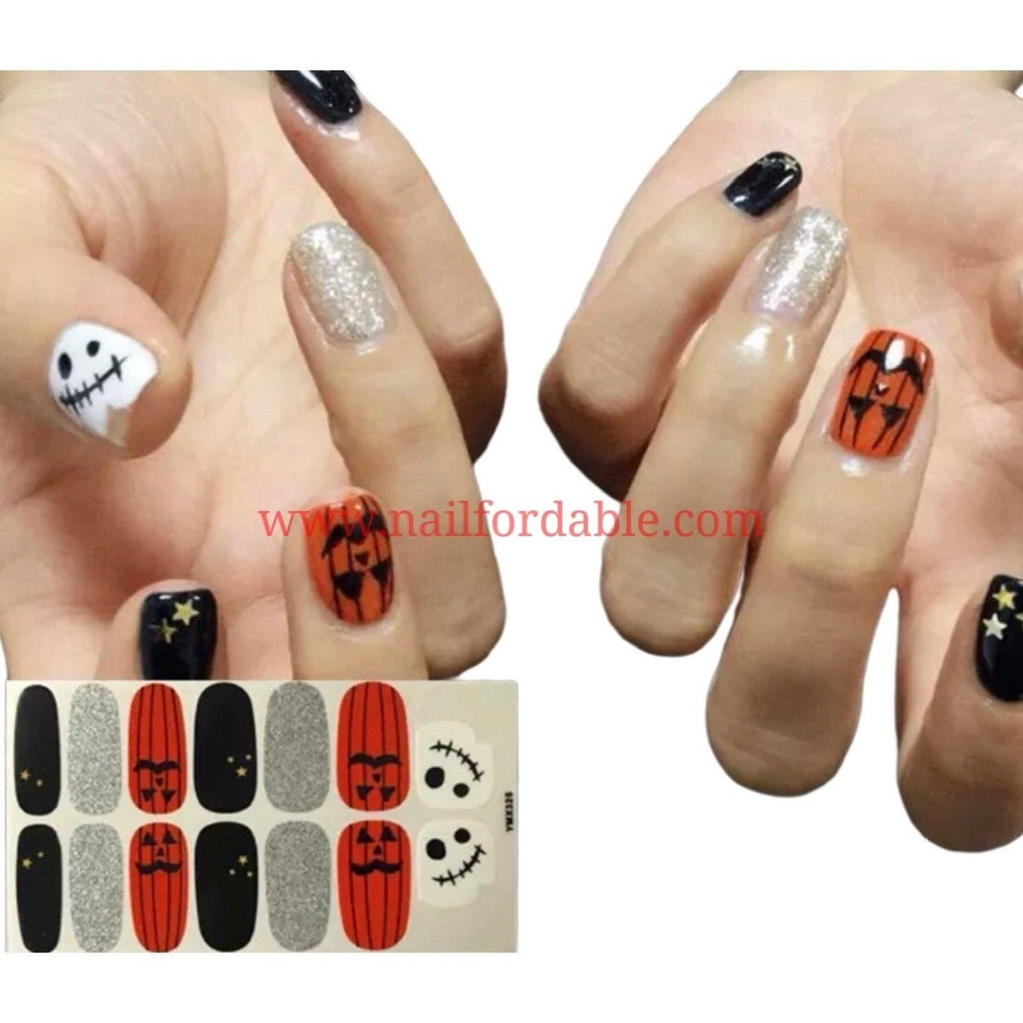 Another Halloween Nail Wraps | Semi Cured Gel Wraps | Gel Nail Wraps |Nail Polish | Nail Stickers