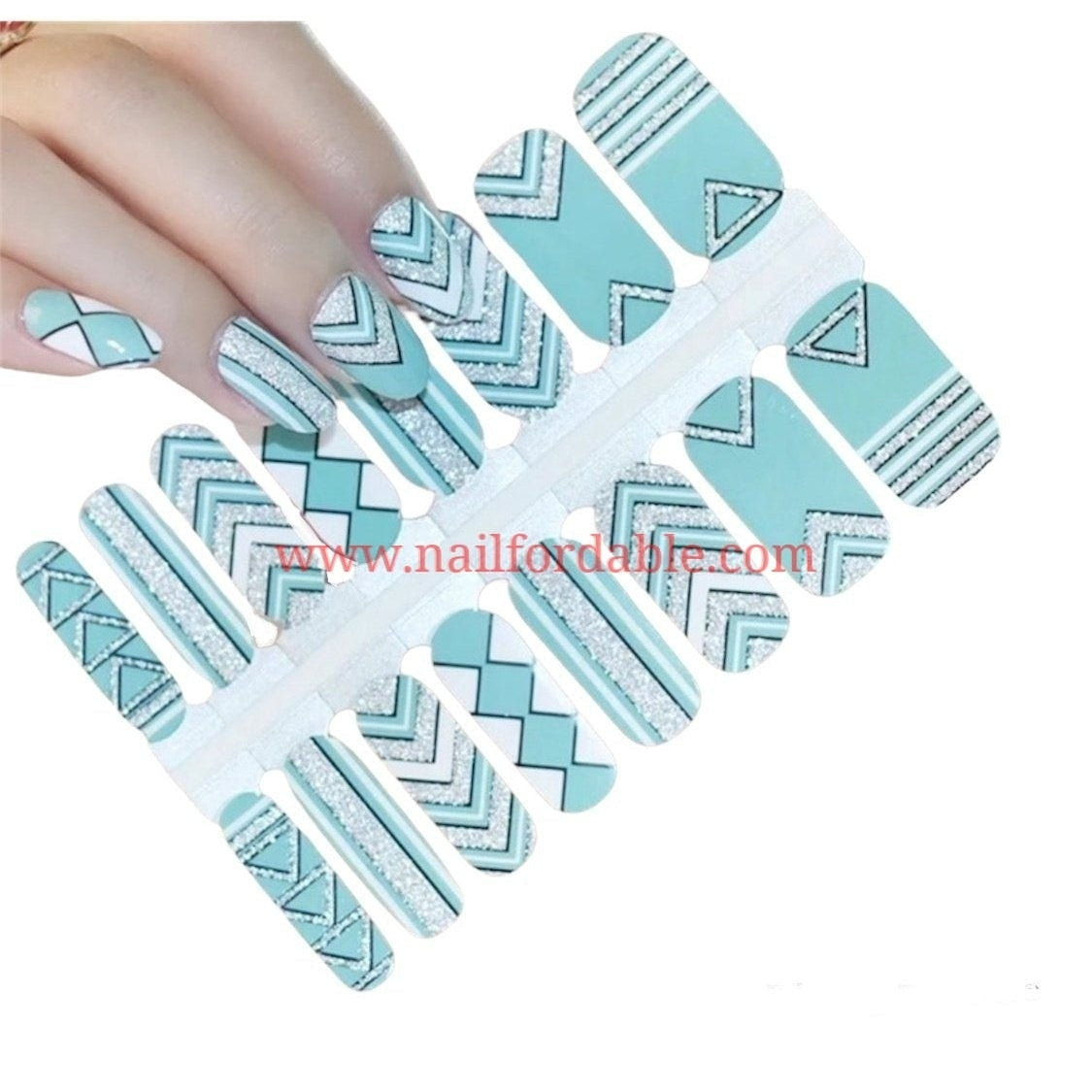 Egyptian Patterns Nail Wraps | Semi Cured Gel Wraps | Gel Nail Wraps |Nail Polish | Nail Stickers
