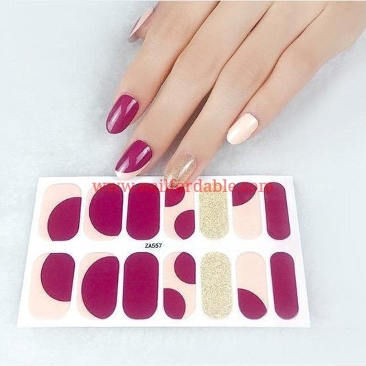 Partial circles | Nail Wraps | Nail Stickers | Nail Strips | Gel Nails | Nail Polish Wraps - Nailfordable