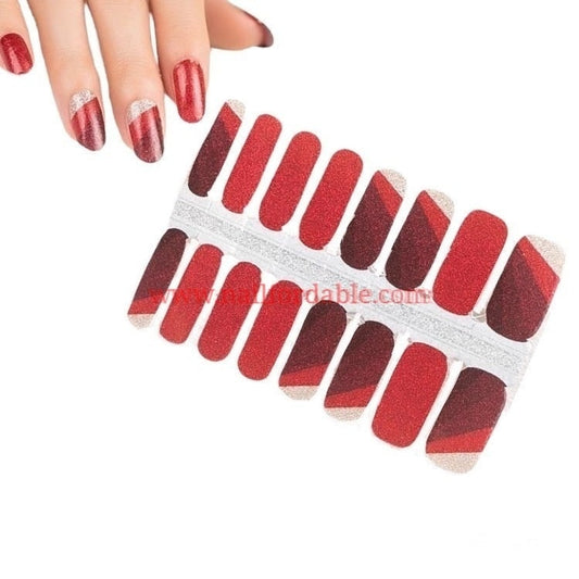 Horizon Glitter Nail Wraps | Semi Cured Gel Wraps | Gel Nail Wraps |Nail Polish | Nail Stickers
